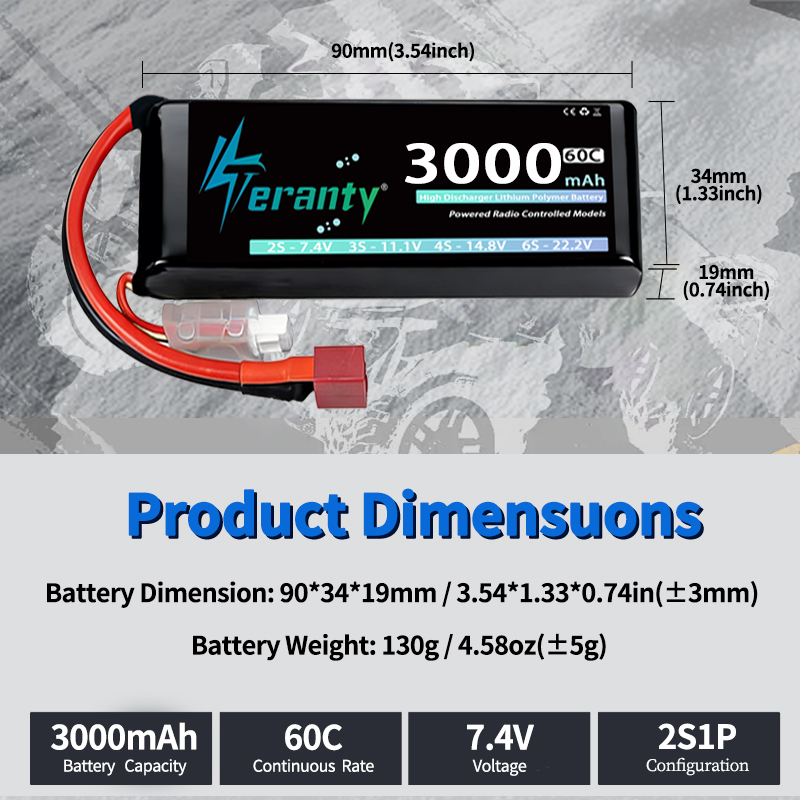 TERANTY 2S 3000mAh Bateria Lip – Drone Rc Leading recenzja i cena