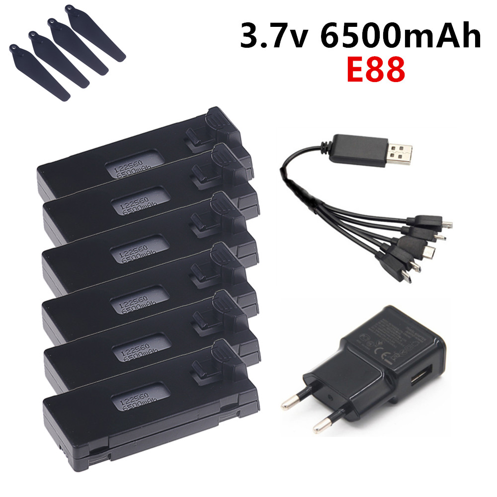 Akumulator Lipo 3.7V 6500mAh d – Drone E88 Rc Quadcopter recenzja i cena